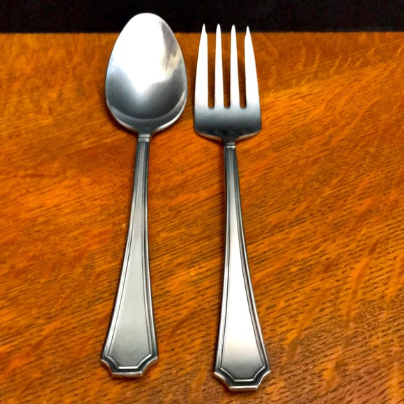 Dining Mikasa Mis 17 Serving Fork Spoon Poshmark